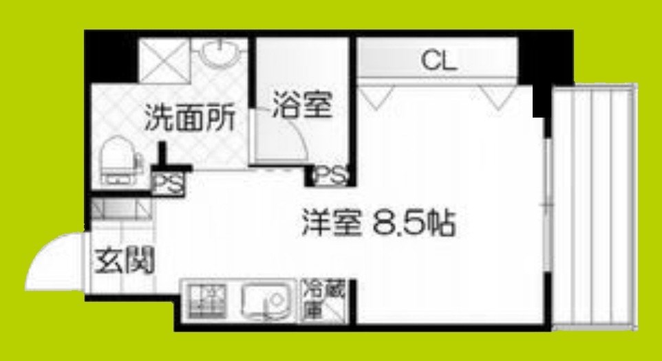 ヴィレッジリバー阿倍野 間取り