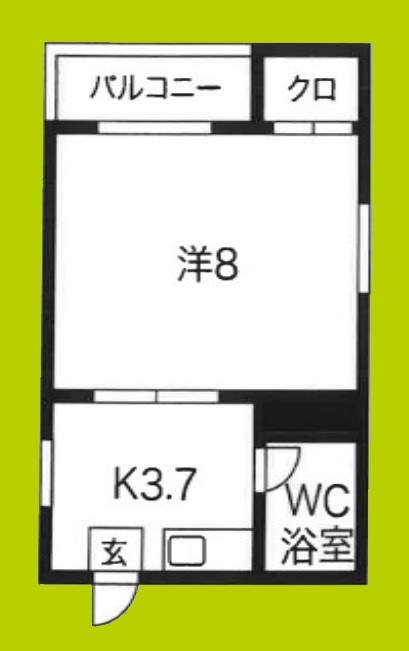 FUGA矢田マンション 間取り