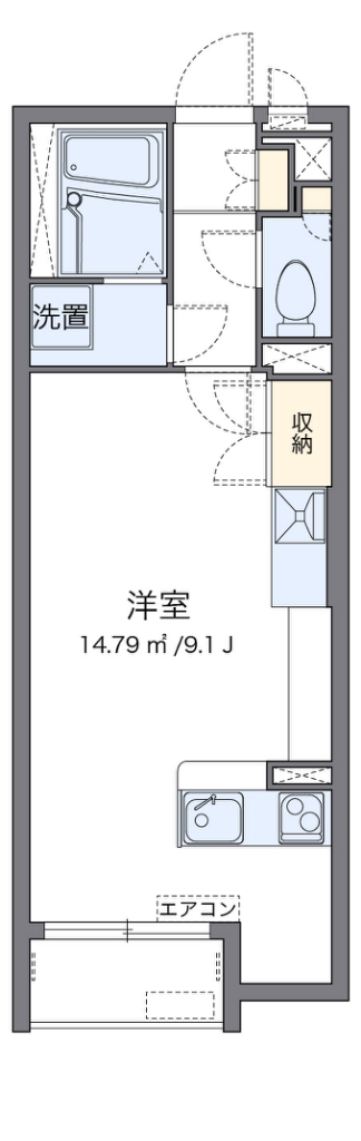 ミランダＳｏｕｔｈ　ＶｉｅｗⅡ 間取り