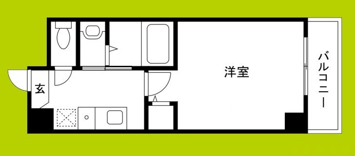 グランパシフィック桜川南 間取り