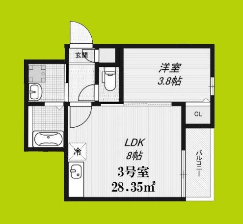 H-maison海老江 間取り図