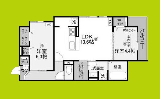 D-ROOM我孫子西 間取り