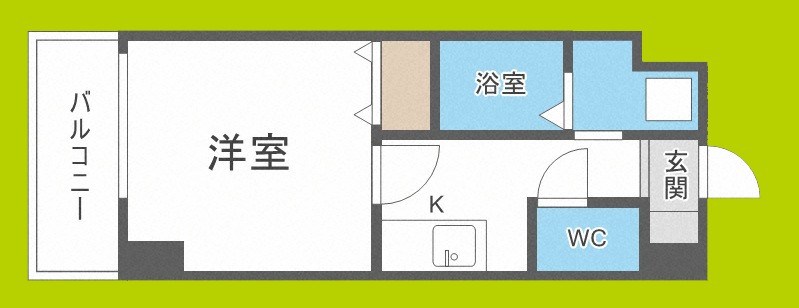 U-ro松屋町 間取り