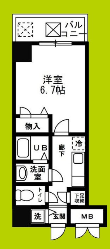 シャルマンフジ大阪城南 間取り