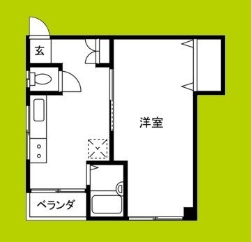 エクセル新開コーポ 間取り