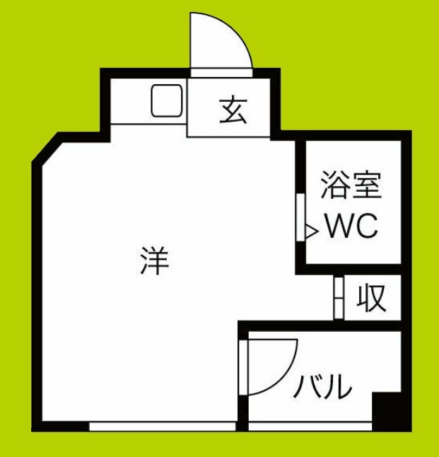 ハイコート堀江 間取り