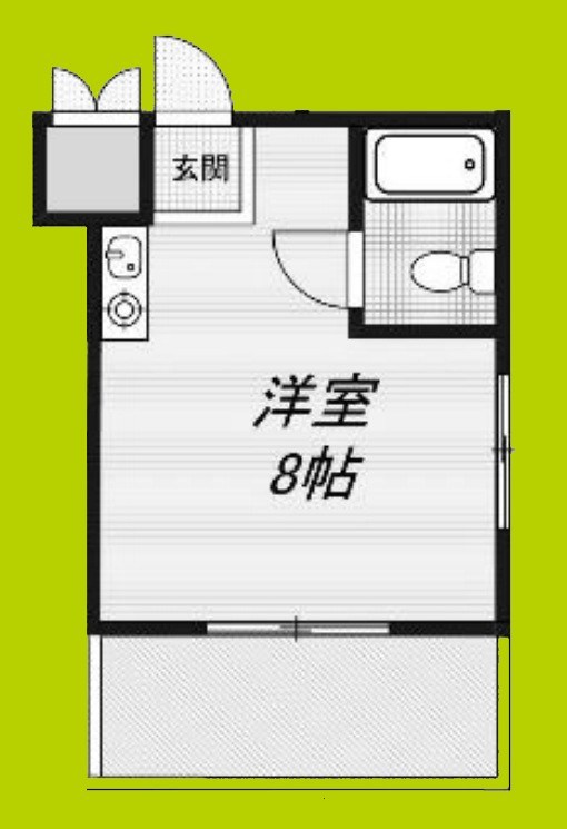 ラパンジール阿波座Ⅱ 間取り