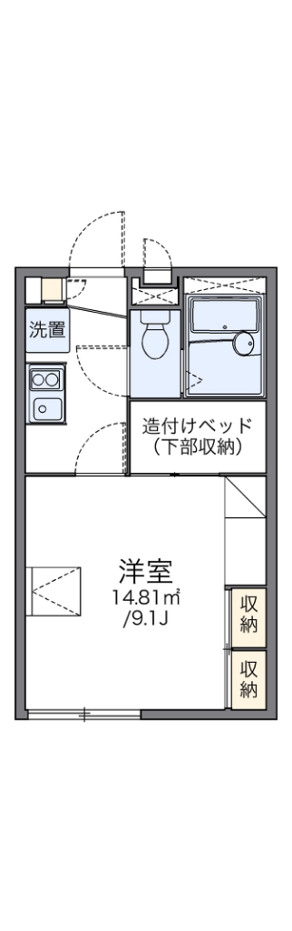 レオパレスコスモガーデン 間取り