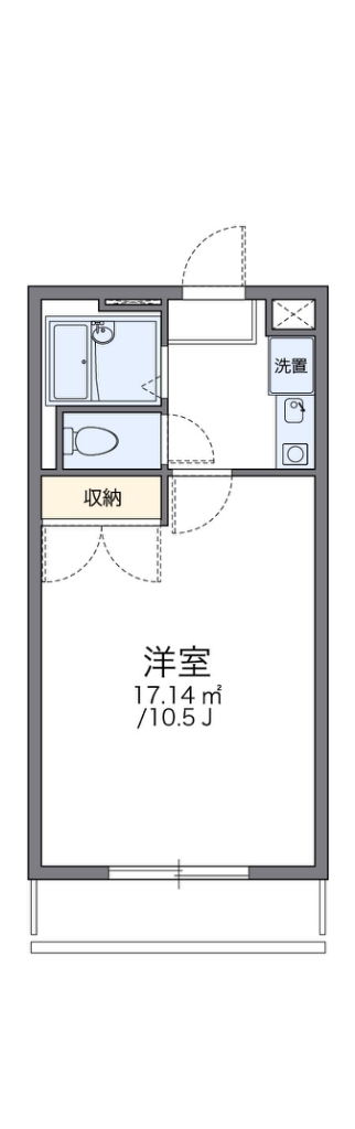 レオパレス三国ヶ丘壱番館 間取り