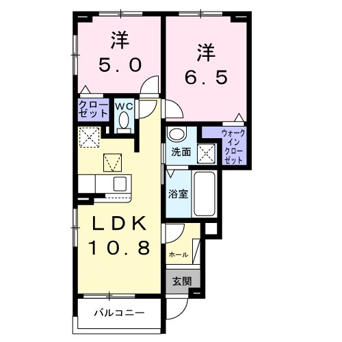 鳥飼下３丁目アパート 間取り