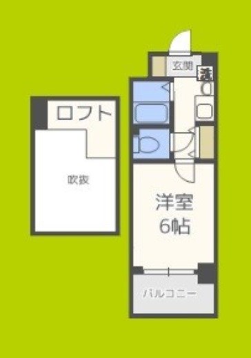 エステムコート梅田茶屋町デュアルスペース  間取り