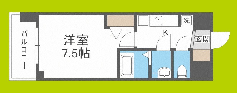 スプランディッド難波SOUTH 間取り