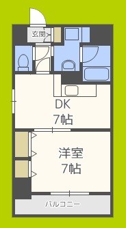 CITY　SPIRE難波南 間取り