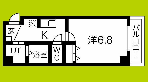 メルベージュ玉出中 間取り