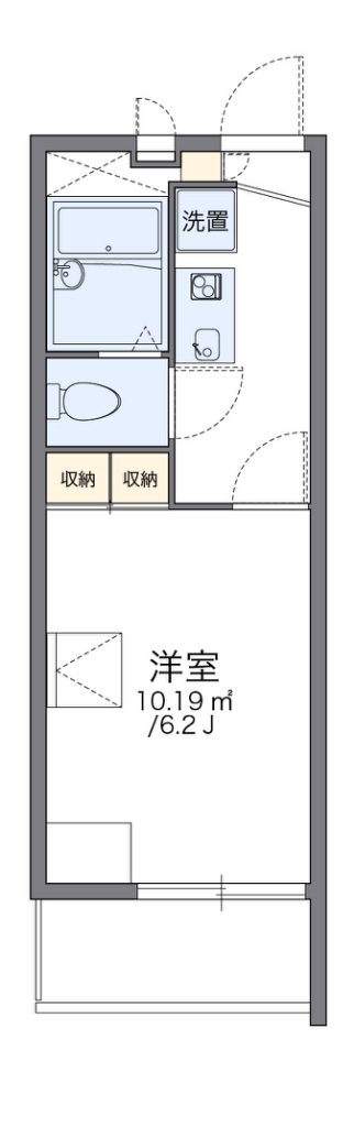 レオパレスｍｉｏ　ｐｏｓｔｏ 間取り