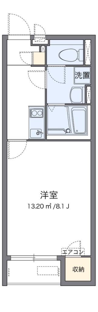 クレイノあさがお 間取り