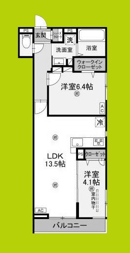 仮称D-ROOM四條畷市大字清瀧 間取り