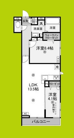 仮称D-ROOM四條畷市大字清瀧 間取り
