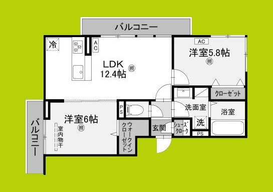 仮称D-ROOM四條畷市大字清瀧 間取り