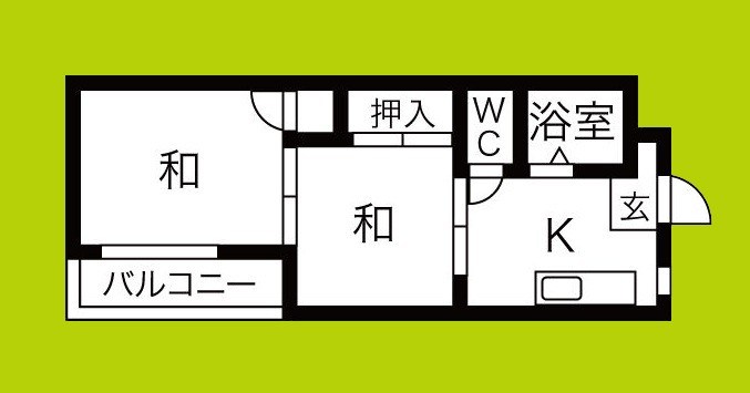コーポ中宮 間取り