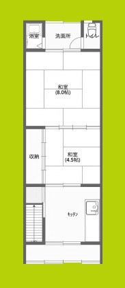 太子橋2丁目アパート 間取り