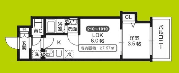 Mv.ms大阪新加美 間取り