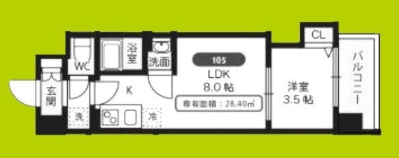 Mv.ms大阪新加美 間取り