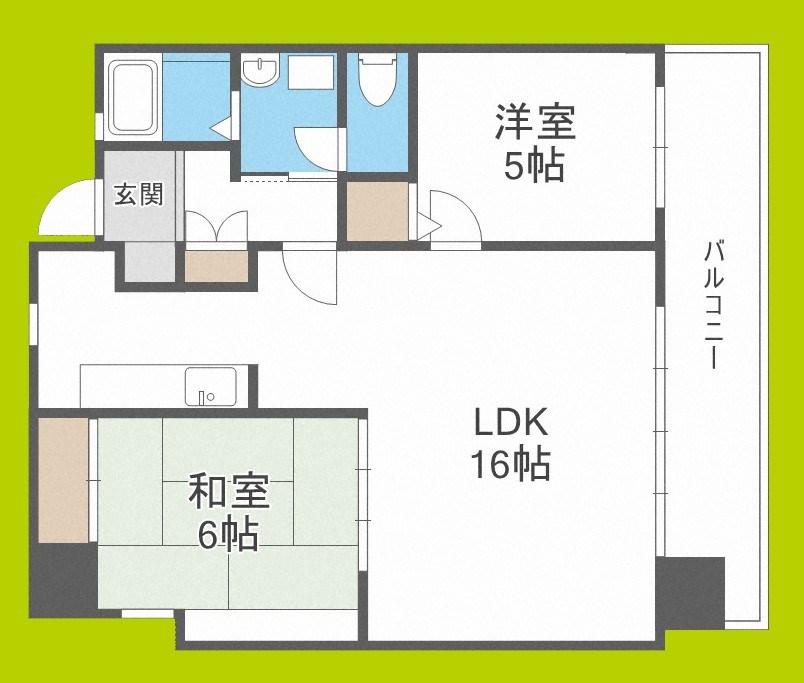 清川六番館 間取り