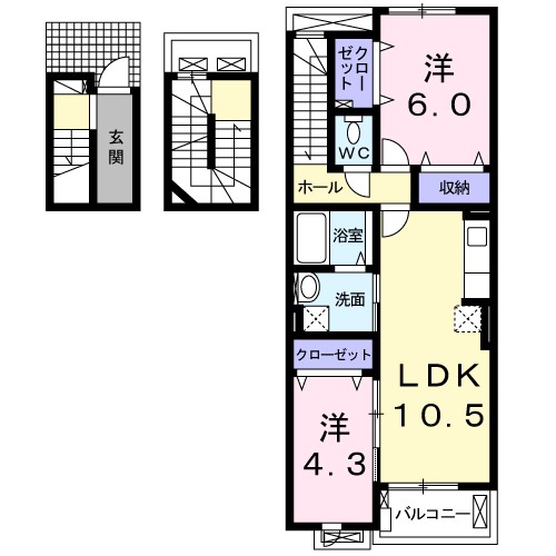 オーセンティック４ 間取り