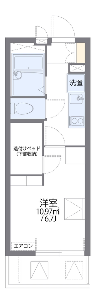 レオパレス千林 間取り