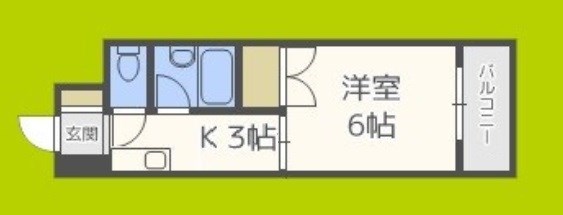 東洋プラザ泉尾 間取り