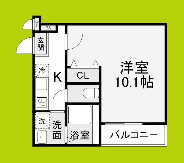 フジパレス三国ヶ丘Ⅲ番館 間取り図