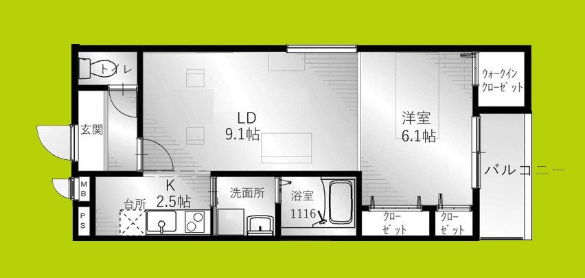 グランハイツ西喜 間取り
