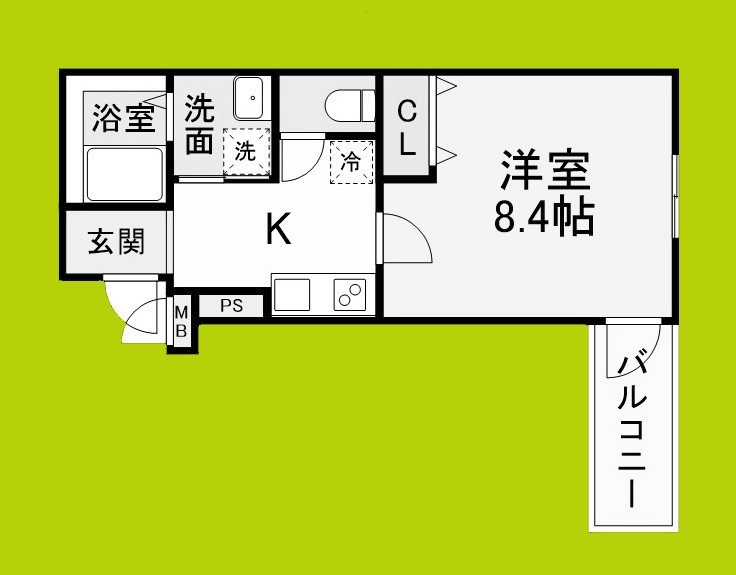 フジパレス三国ヶ丘Ⅲ番館 間取り図