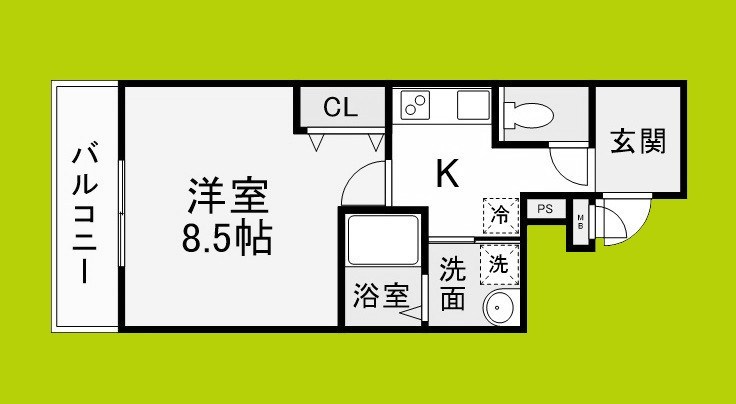 フジパレス三国ヶ丘Ⅰ番館 間取り