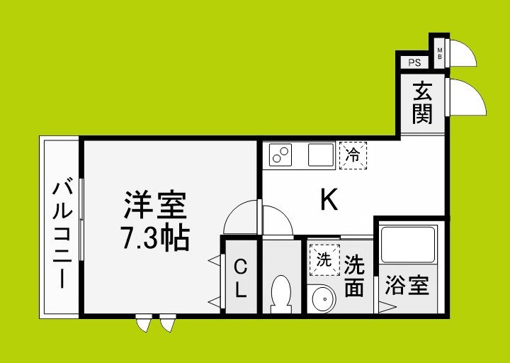 フジパレス三国ヶ丘Ⅰ番館 間取り
