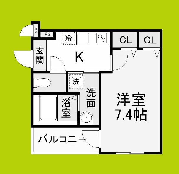 フジパレス三国ヶ丘Ⅰ番館 間取り