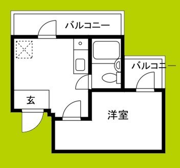 アメニティー新高一番館 間取り