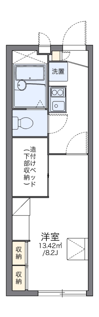 レオパレス北巽駅西 間取り