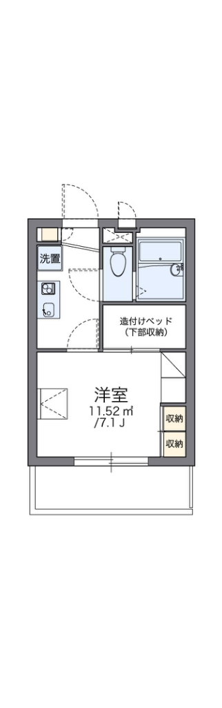 レオパレス天満 間取り