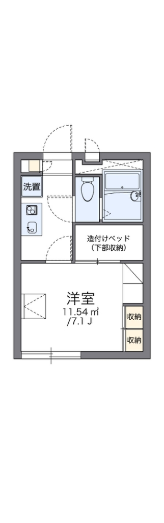 レオパレスハイムシード 間取り