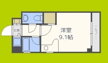 クレイドル森之宮 間取り