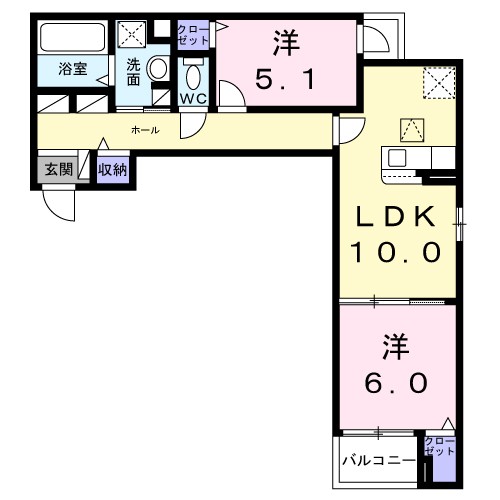 エアリーⅤ 間取り