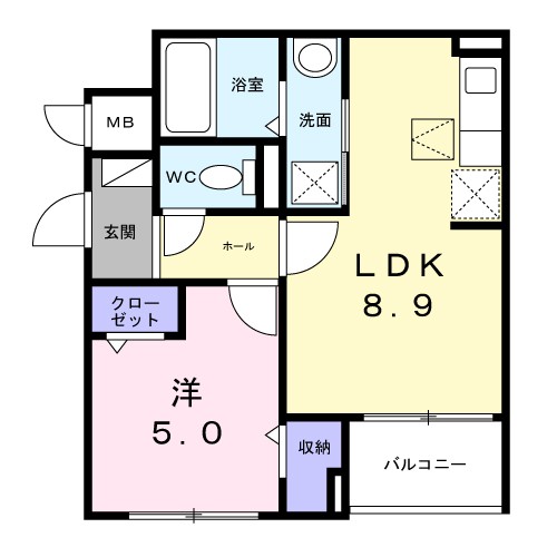 エアリーⅤ 間取り