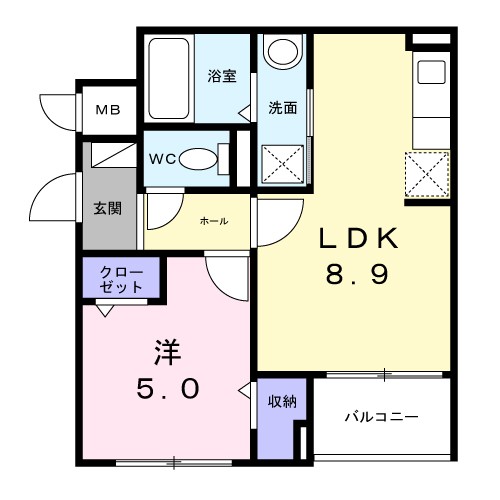 エアリーⅤ 間取り