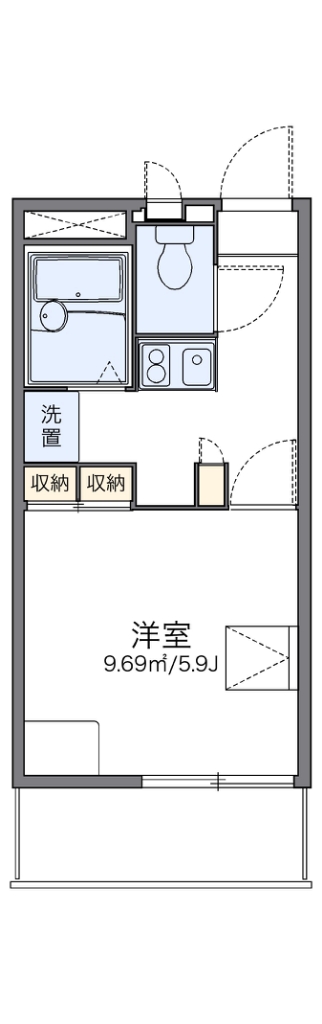 レオパレスふじ 間取り