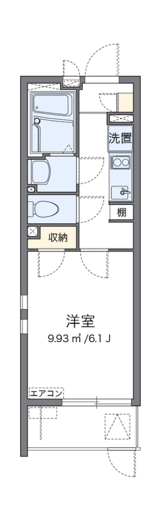 クレイノ朝潮橋 間取り