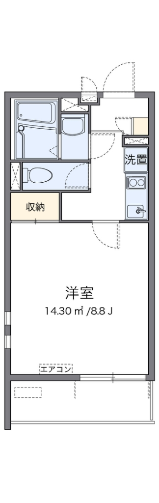 クレイノ大物 間取り