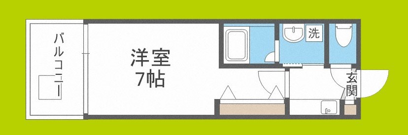 プレジール靭公園 間取り