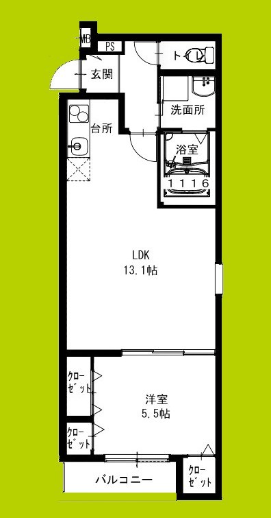 フジパレス浅香山駅南 間取り
